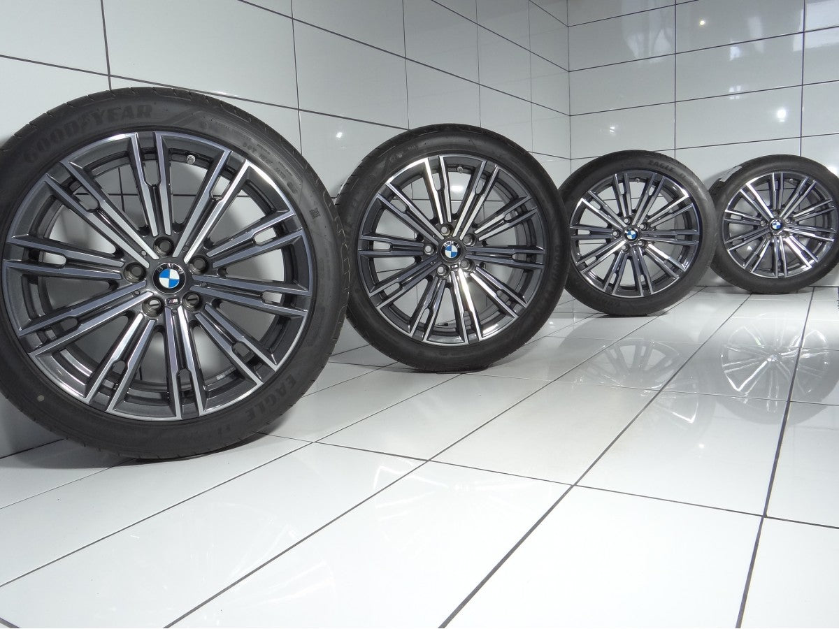 KOŁA BMW 3 G20 G21 4 G22 G23, 5x112, ET 25/40, 225/45-255/40R18 95-99Y Grafit Poler, zdjęcie 1