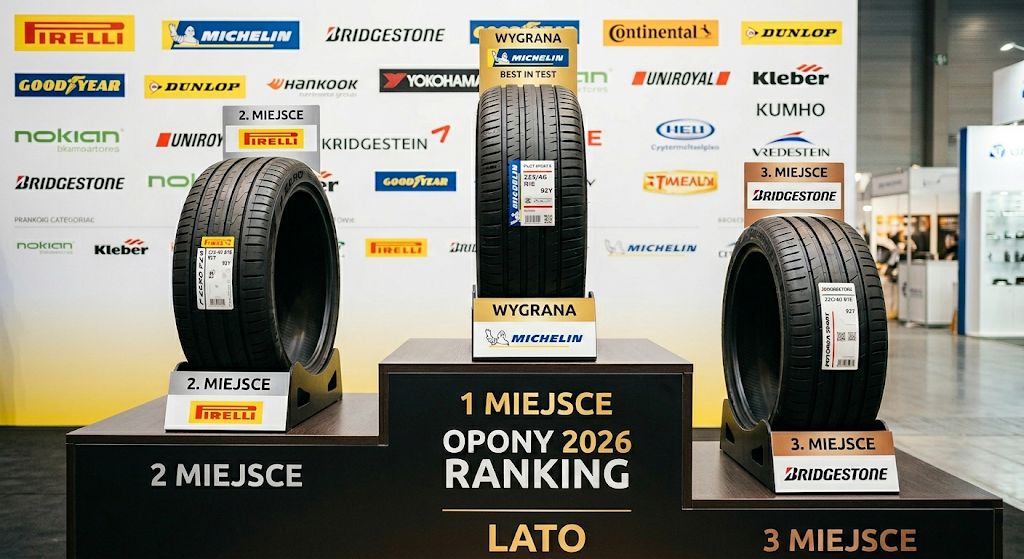 Najlepsze opony letnie 2026 — ranking, testy i wybór do Twojego auta